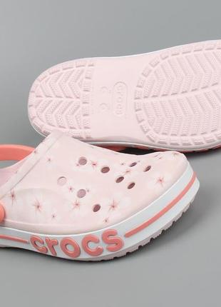 Кроксы crocs bayaband clog, розовые.3 фото