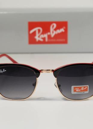 Солнцезащитные очки clubmaster клабмастер rb3016