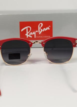 Солнцезащитные очки clubmaster клабмастер rb3016