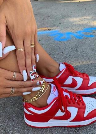 Жіночі кросівки найк nike dunk, кросівки жіночі червоні найк