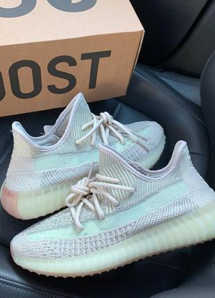 Жіночі кросівки ізі буст 350 adidas yeezy boost citrin