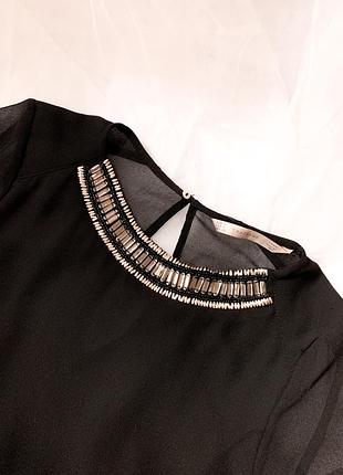 Блуза zara, шифоновая блуза2 фото