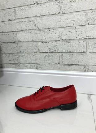 Кожаные туфли со шнурками2 фото