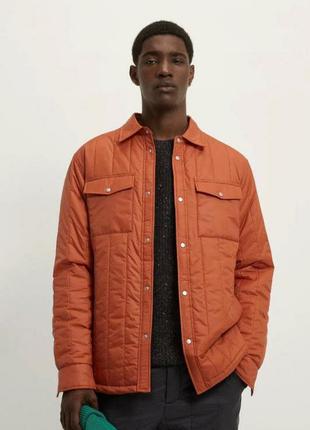 Куртка рубашка на тонком синтепоне zara