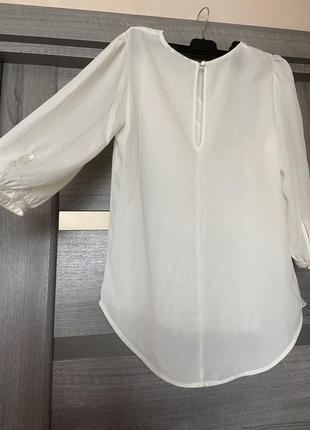 Белая блузка hm3 фото
