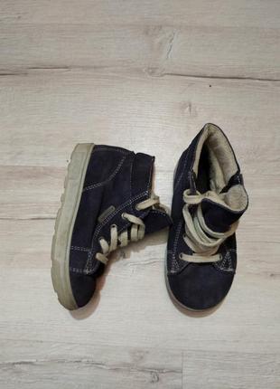 Утепленные деми ботинки/ криперы унисекс рерino р24, италия