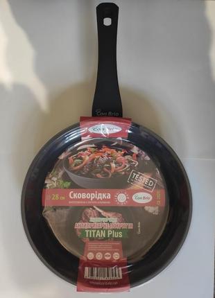 Сковорода з титановим антипригарним покриттям 26 см1 фото