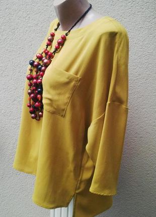 Красивая блузка(рубаха)удлиненная  и с замочком по спинке,большой размер2 фото