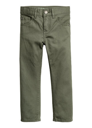 Стильные штаны, брюки чиносы хаки на мальчика р. 98, 110, h&m