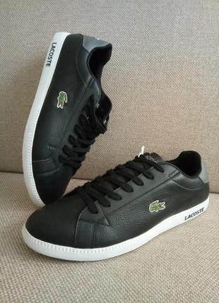 Шкіряні кросівки кеди lacoste 🐊 graduate lcr3 118/ розмір 43 оригінал