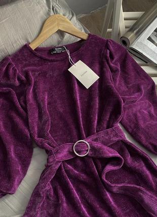 Вельветовое платье вельветовое платье bershka5 фото