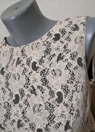 Трикотажне міді плаття мереживо redherrіng uk16, євро 44, наш 48/502 фото