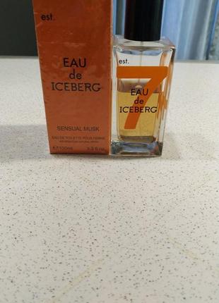 Eau de iceberg sensual musk iceberg