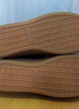 Кроссовки кожаные puma vikky platform5 фото