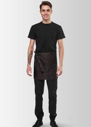 Фартухи на пояс для официантов vsetex berry коричневый  ⁇  фартухи
