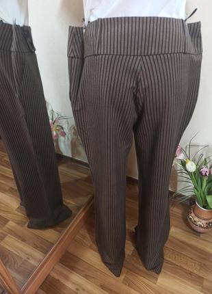 Класичні брюки  еластичні штани в смужку стрейч fashion spnx3 фото
