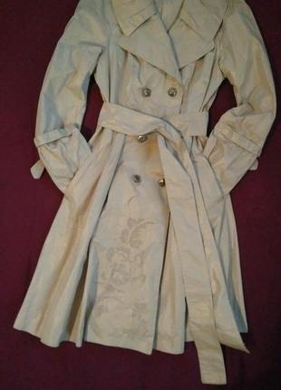 Ricco collection. брендовий, стильний плащ тренч