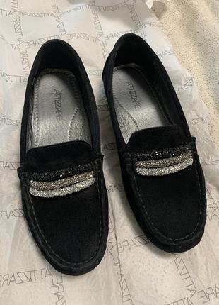 Чёрные мокасины 36 attizzare miraton