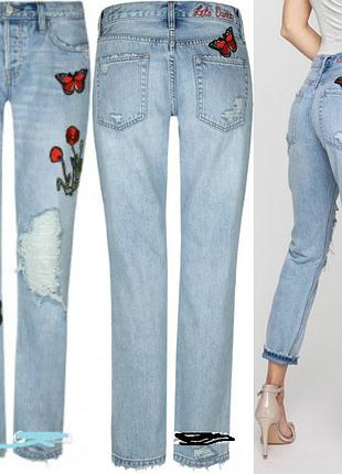 Стильні голубі джинси р40 нові бірки tally weijl