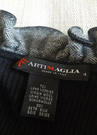 Шелковая шерстяная кофта блуза artimaglia италия2 фото