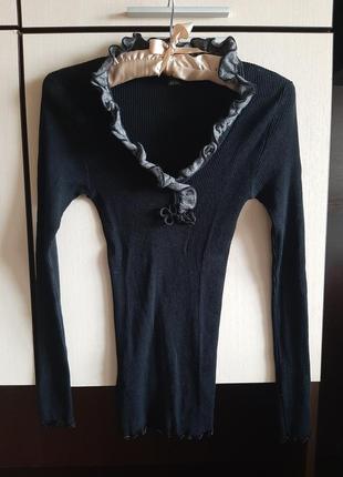 Шелковая шерстяная кофта блуза artimaglia италия6 фото