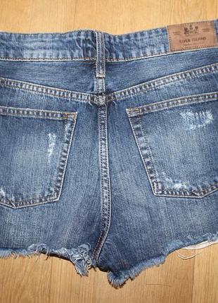 Рваные шорты джинсовые river island 3