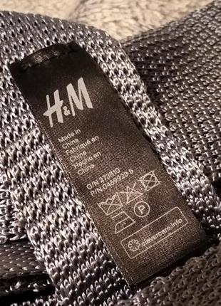 Краватка h&m чоловічий з натурального шовку3 фото