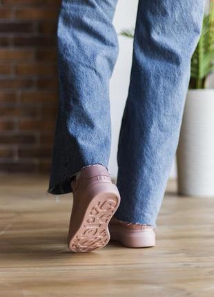 Alexander mcqueen pink женские кожаные кроссовки (36-40)3 фото
