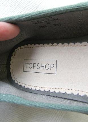 Балетки от topshop р.38/39 новые8 фото