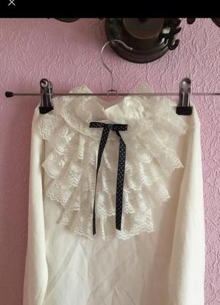 Трикотажная блуза для девочки на рост 128-1342 фото