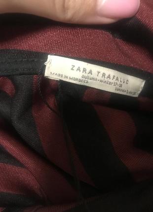 Блуза кофта в смужку і бантом на шиї zara6 фото