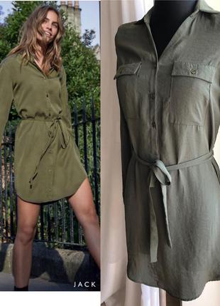 Платье рубашка f&f p.xs-s