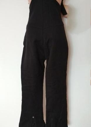 Лыжные штаны комбез черный термобелье женские лижні штани4 фото
