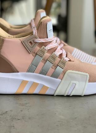 Женские кроссовки adidas eqt bask adv (пудра, персиковые)2 фото