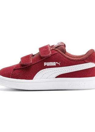 Детские кроссовки puma smash v2 suede, 100% оригинал3 фото