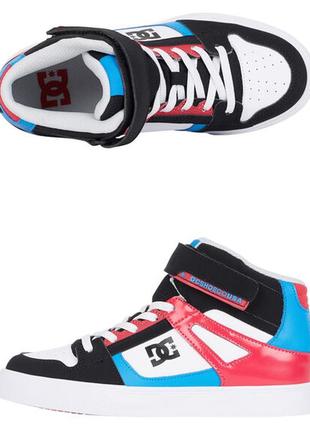 Детские кожаные высокие кроссовки, хайтопы dc shoes, 100% оригинал6 фото