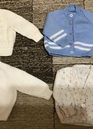 В’язана кофта светр для малюка 1-3-6-9 м6 фото
