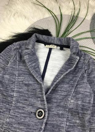 Серо-синий пиджак на 6 лет3 фото