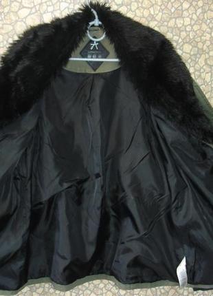 Демисезонная куртка-ветровка с искусственным мехом  ( мех снимается)  "atmosphre" 50-52 р мадрид5 фото