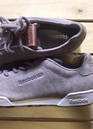 Кроссовки reebok npc ii ne met "серый"