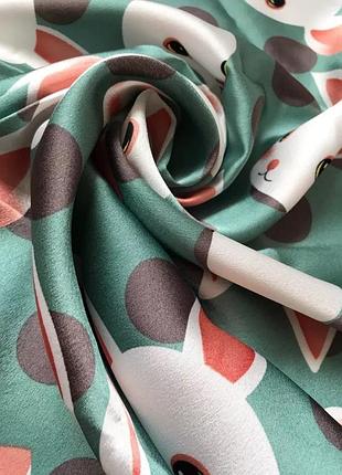 Нереальный платок, шарф, косынка , бандана! на голову, шею, сумку, хвост!