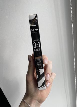 3 in 1 brow nyx brow pencil карандаш тушь для бровей пудра