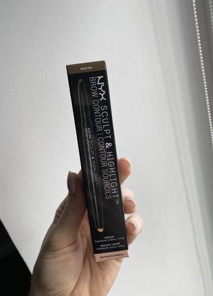 Nyx sculpt highlight brow contour карандаш для бровей хайлайтер