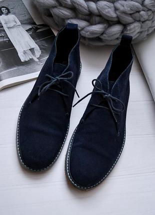 Офигенные замшевые ботинки туфли howick