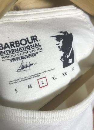 Barbour international steve mcqueen футболка6 фото