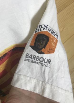 Barbour international steve mcqueen футболка4 фото