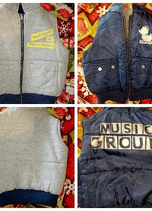 Двухсторонняя жилетка. original marines. италия