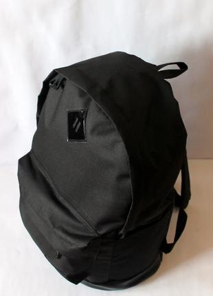Міський рюкзак чорного кольору ручна робота чоловічий жіночий унісекс від виробника чорний прогулянковий трендовий ранець3 фото