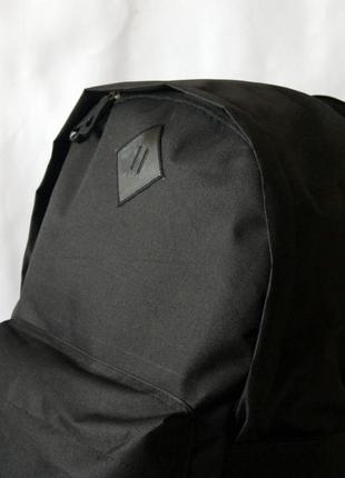 Городской рюкзак черного цвета ручная работа мужской женский унисекс от производителя черный прогулочный трендовый ранец2 фото