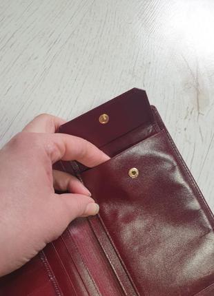 Большой кожаный кошелек портмоне италия6 фото